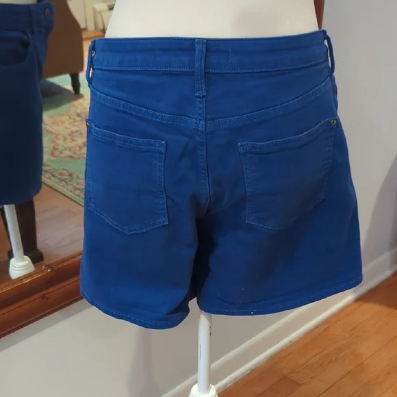 Pilcro Cobalt Blue Women's Jean Shorts - Picture 3 of 7